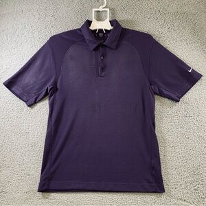 Nike Golf Polo Shirt‎ Men's Short Sleeve Purple Size L *Flaw